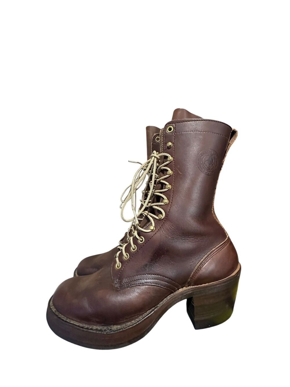 Vintage Hathorn By White's Boots Packer Logger Style Mens Sz 11 E Vibram Brown
